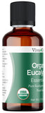 Viva Doria huile Eucalyptus bio certifiée USDA, produit pur et non dilué.
