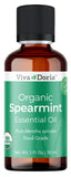 Viva Doria Huile Menthe Verte : bouteille en verre, pureté premium pour aromathérapie.