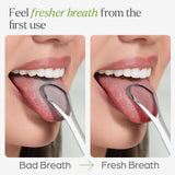 Gratte-langue VIVAGO, accessoire d'hygiène durable et facile à nettoyer.