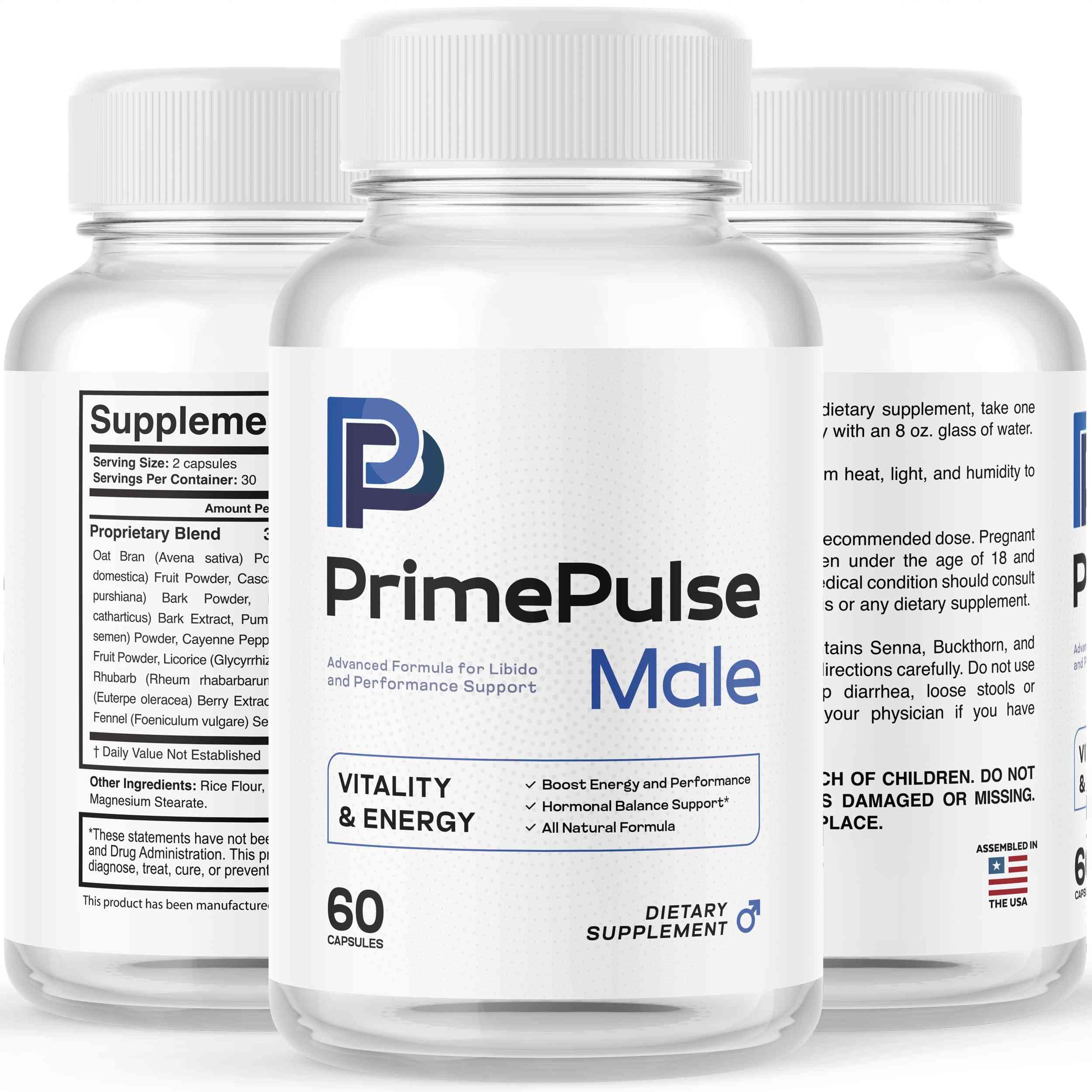VIVALIS Prime Pulse Male : bien-être potentiel grâce à une utilisation régulière.