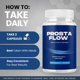Prise quotidienne ProstaFlow – routine simple pour intégration facile.
