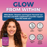 Viva Naturals Biotine 5000 mcg – vitamine E et vitamines B incluses.
