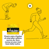 Dose portable Vivarin, énergie discrète pour les journées chargées.