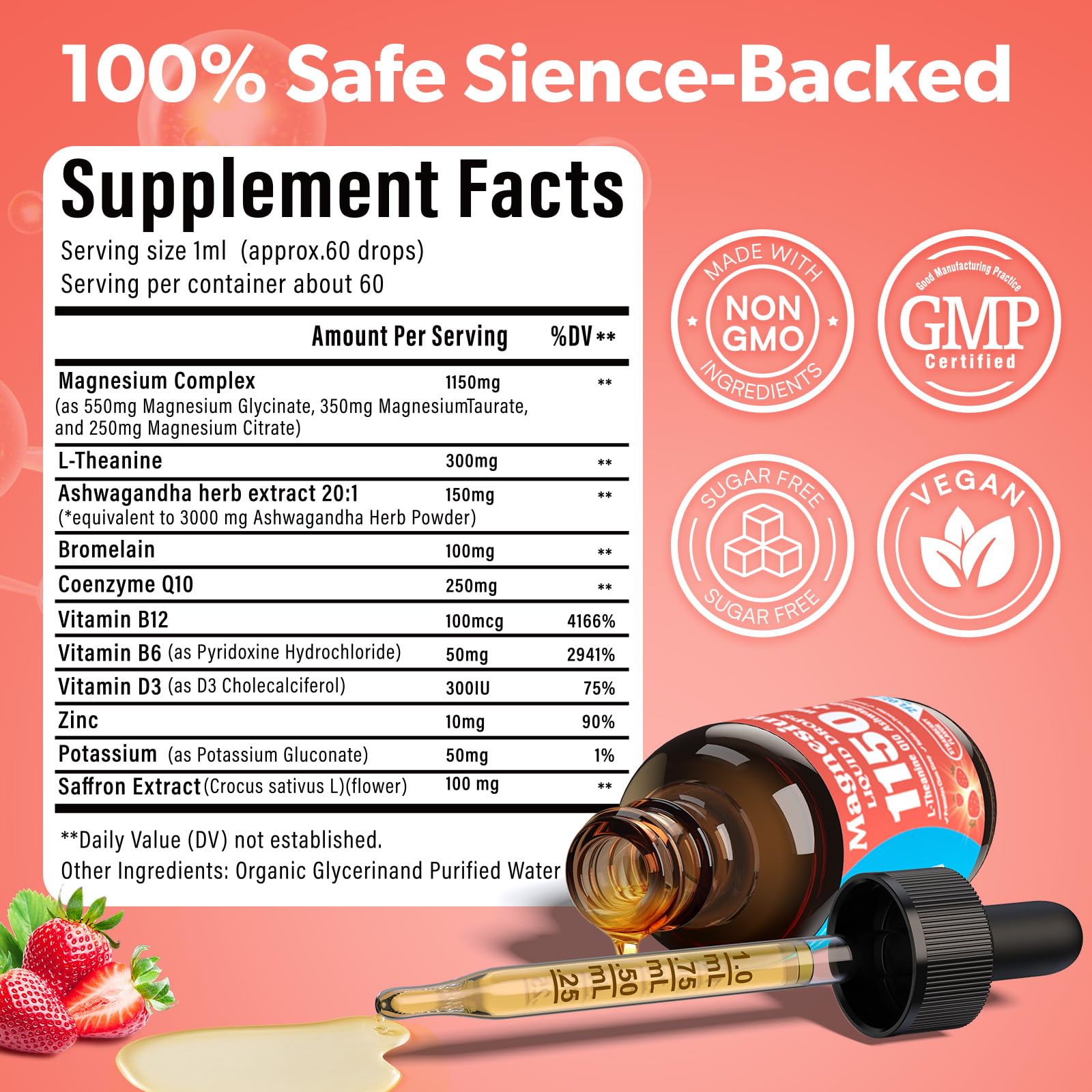 VivaVitalize sans allergenes, sans soja, gluten et produits laitiers.