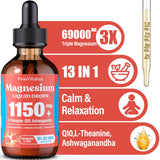VivaVitalize gouttes triple magnesium, prise quotidienne pour relaxation musculaire.
