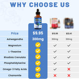 Vivcmin ingrédients clés: magnésium, ashwagandha et l-théanine