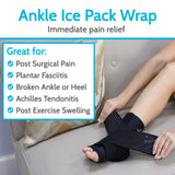 Soutien ajustable autour de la cheville grâce à compression réglable Vive Arctic Flex.