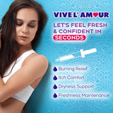 Vive L'Amour applicateurs individuels — application précise et hygiénique.
