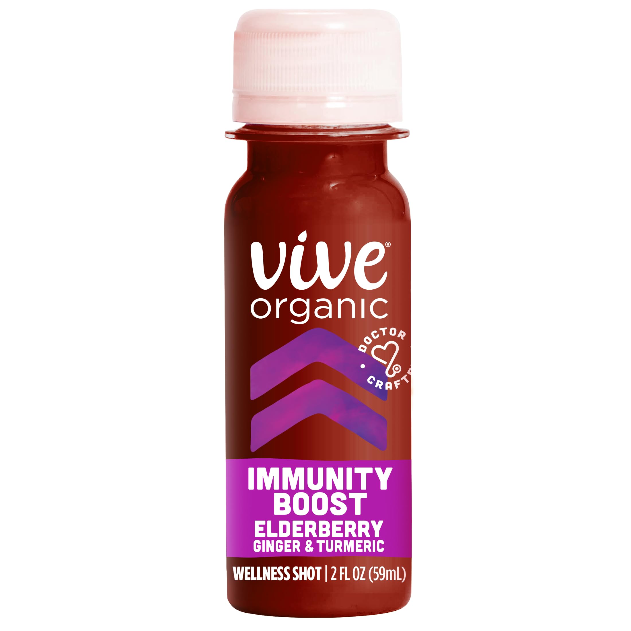 Vive Organic Shot Immunité: emballage recyclable et démarche durable.