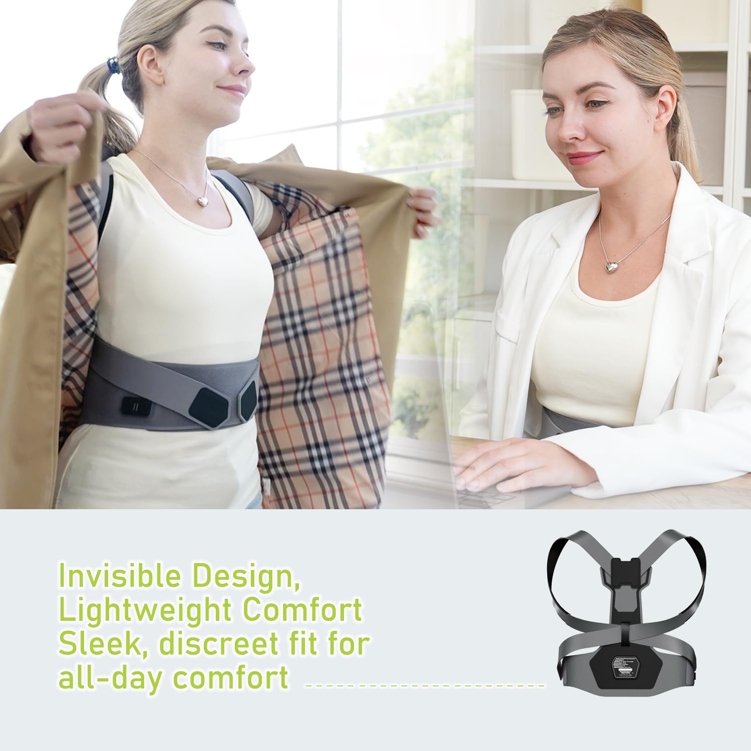 Viverde Design invisible à porter: maintien discret sous les vêtements