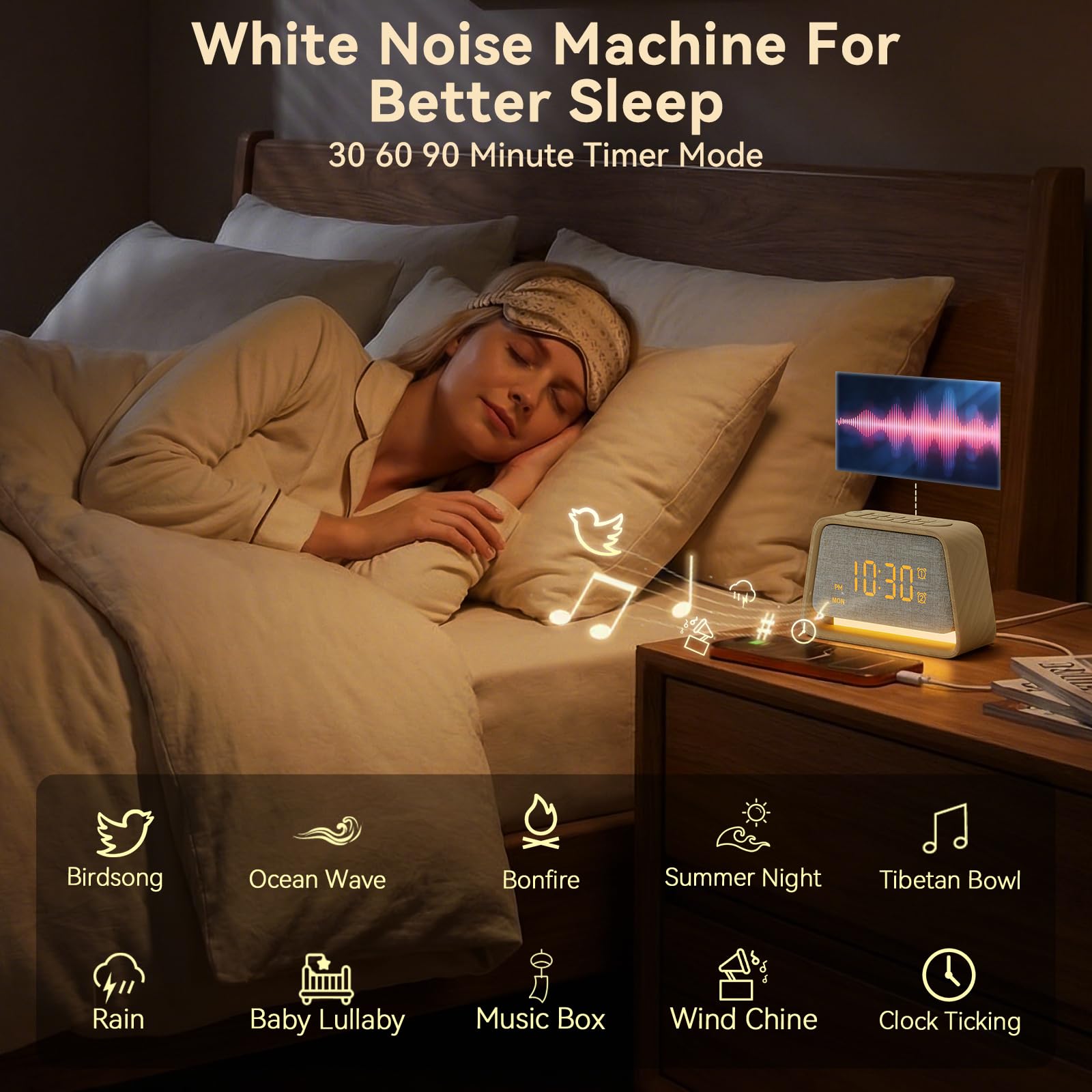 Vivilumens collection 20 sons apaisants, cadre calme pour le sommeil