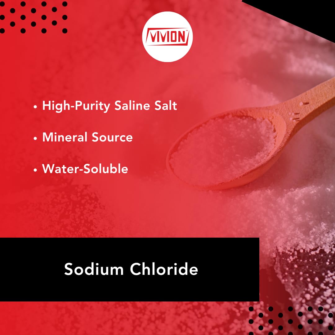 Vivion chlorure de sodium USP, utilisation en laboratoire et procédés chimiques.