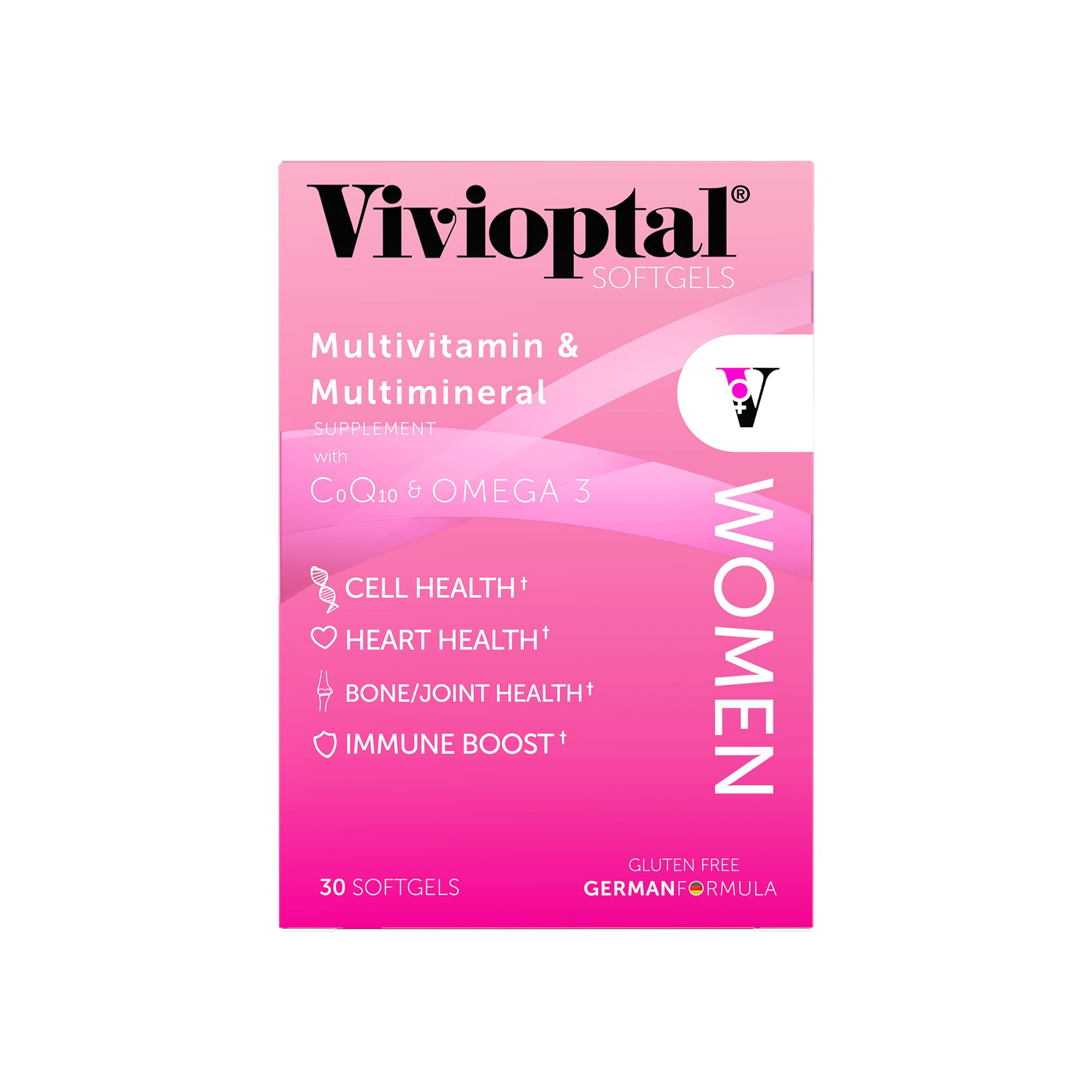 Capsules Vivioptal Women ouvertes, faciles à prendre après le repas et pratiques.