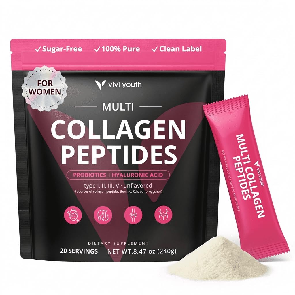 VIVI Youth collagène Verisol en bouteille, soutien peau et cheveux