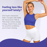 VIVI Youth NAD+ capsules compactes faciles à avaler au quotidien