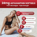 VivoNu astaxanthine 24 mg extrait Haematococcus pluvialis source naturelle.