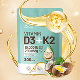 Bouteille VivoNu D3K2, gélules faciles à avaler.