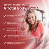 VivoNu Cayenne Softgels – fiche étiquette détaillée et informations claires