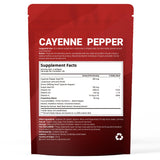 VivoNu Cayenne Softgels – conditions de stockage et étiquette visibles