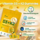 Boîte VivoNu D3 K2 de 60 gommes, rangement pratique.