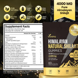 Saveur améliorée des gommes VivoNu Shilajit, dégustation agréable.