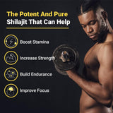 Emballage individuel VivoNu Shilajit, pratique pour voyager et garder une routine.
