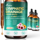 Gouttes VivoNu Drainage lymphatique en bouteille, intégration facile à la routine.