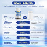 VivoNu Magnésium 1000mg – ingrédients vegan et Non-GMO – sans gluten.