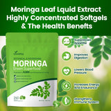 VivoNu Moringa Softgel peut soutenir la digestion et le confort intestinal.