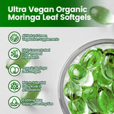 Dose-portion facile montre l’apport quotidien des gélules VivoNu Moringa.