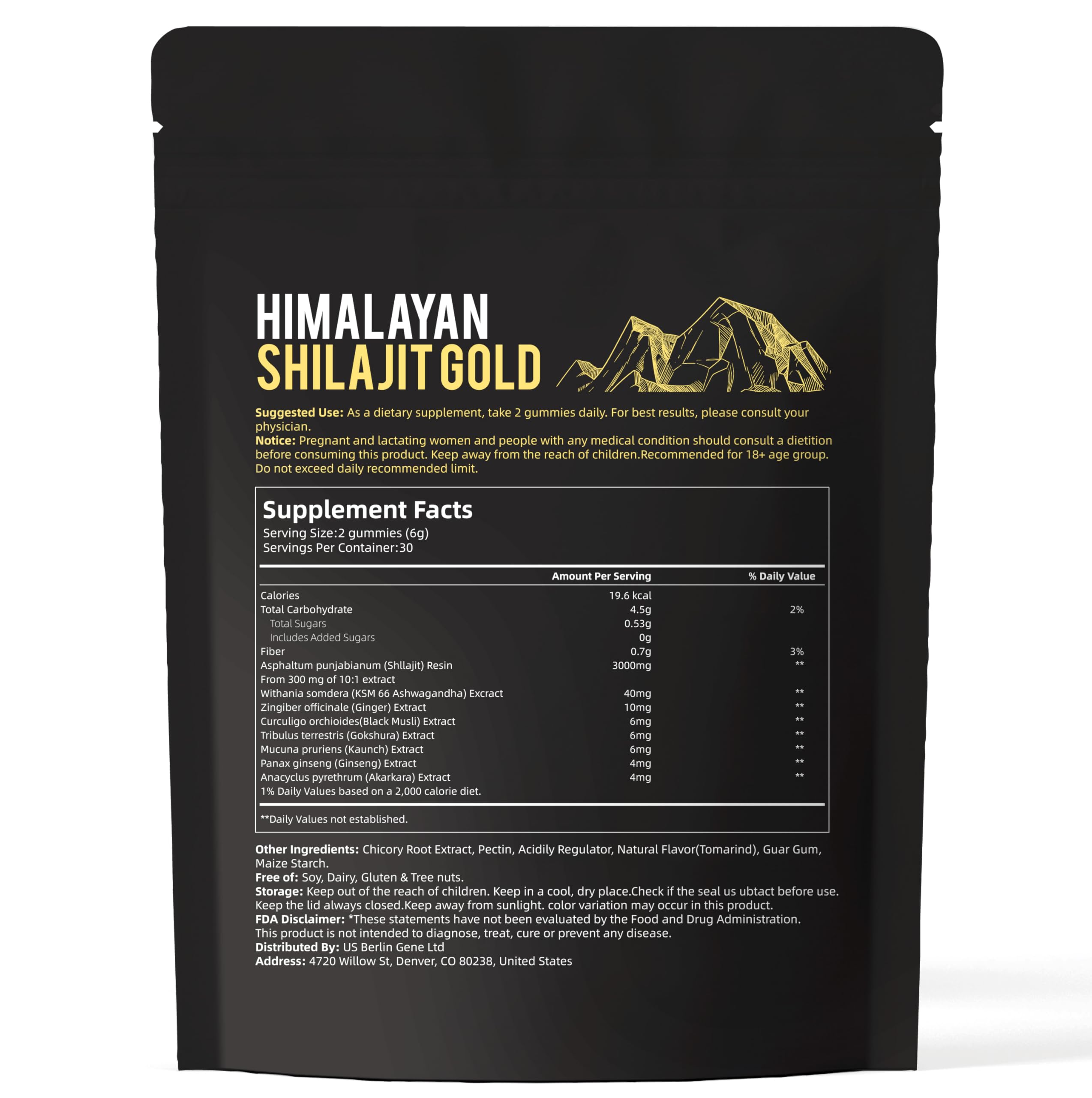 Ingrédients VivoNu Shilajit — liste complète et utilisation quotidienne possible