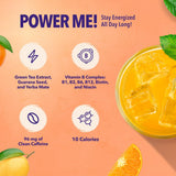 VIVRI PowerMe Orange Mango se mélange rapidement avec eau et glace.