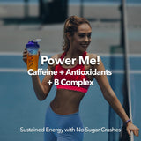 VIVRI PowerMe Orange Mango servi dans un verre, énergie quotidienne.