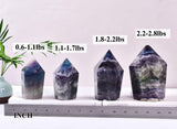 VIZYTOU fluorite tour obélisque, ambiance zen au bureau ou à la maison