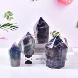 VIZYTOU fluorite obélisque, cadeau parfait pour les amateurs de cristaux