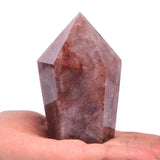 VIZYTOU quartz hématoïde obélisque – vue d'ensemble pour ambiance calme