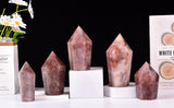 VIZYTOU quartz hématoïde obélisque – accessoire bien-être pour la maison