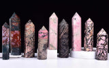 VIZYTOU Rhodonite cadeau idéal pour amateurs de cristaux et énergie douce.