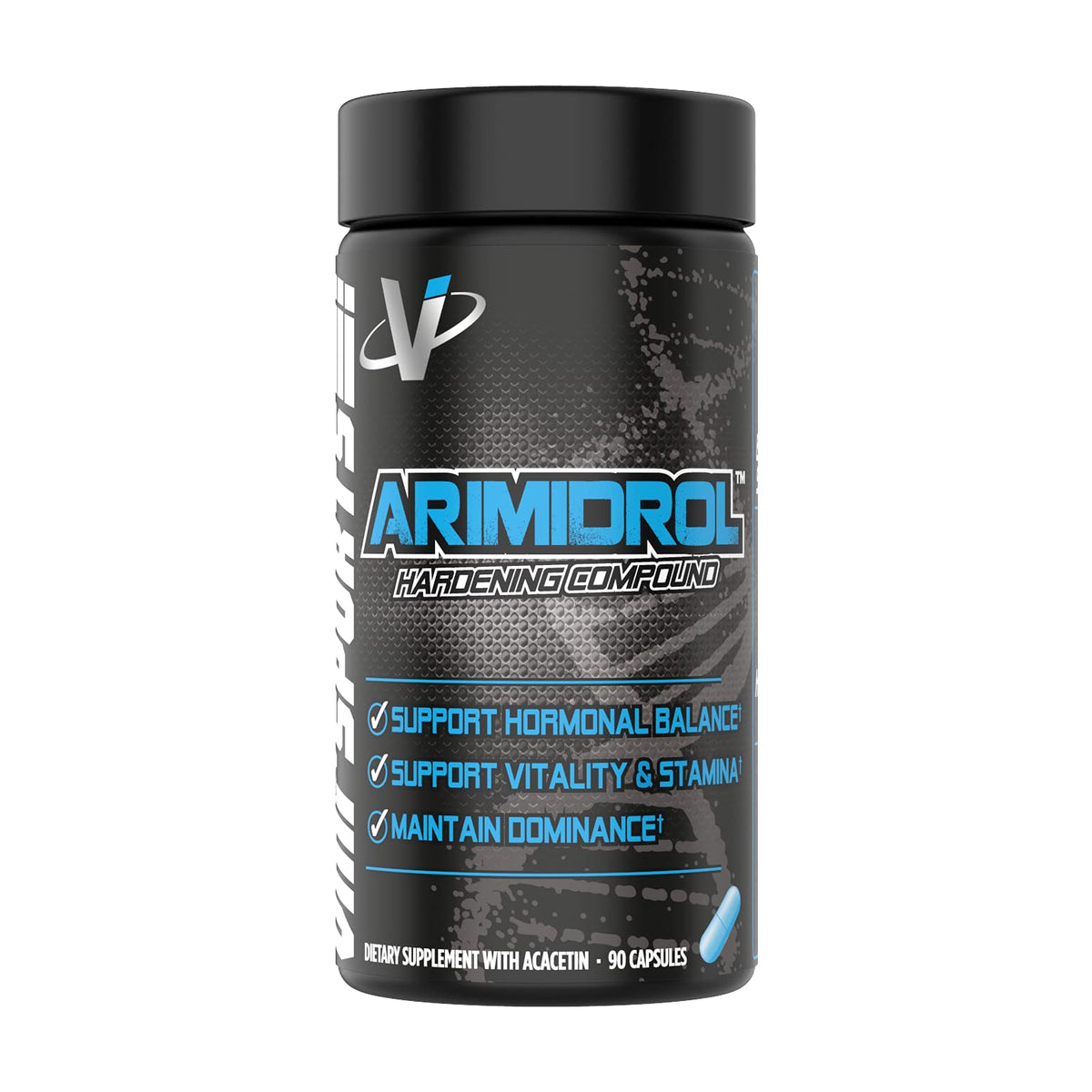 VMI Sports Arimidrol, capsules et emballage, soutien potentiel à la récupération et à la performance.