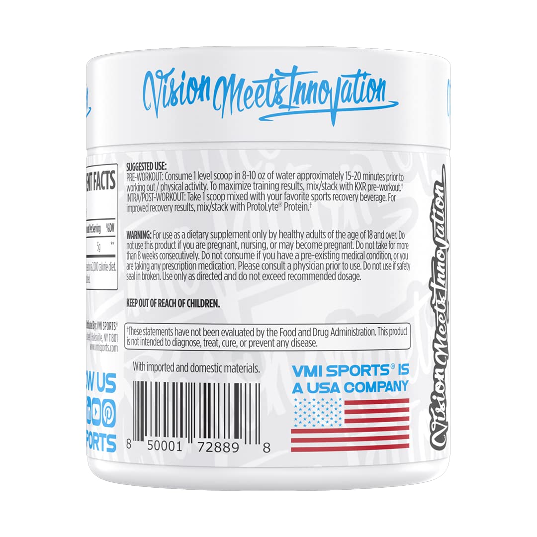 VMI Sports Créatine Monohydrate — poudre sans arôme adaptée à tous les athlètes.