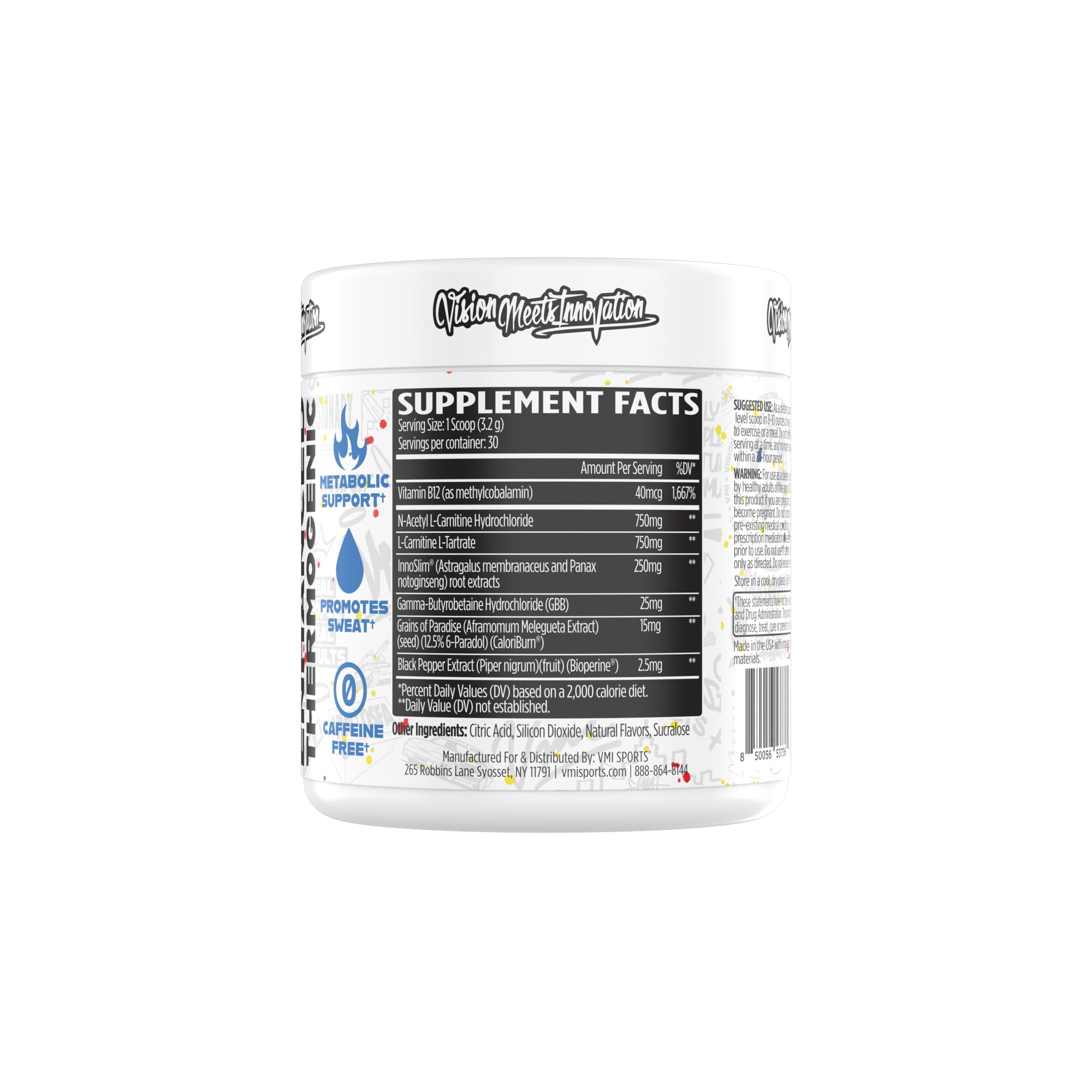 Heat L-Carnitine en poudre avec doseur inclus pour mesurer 1500 mg.
