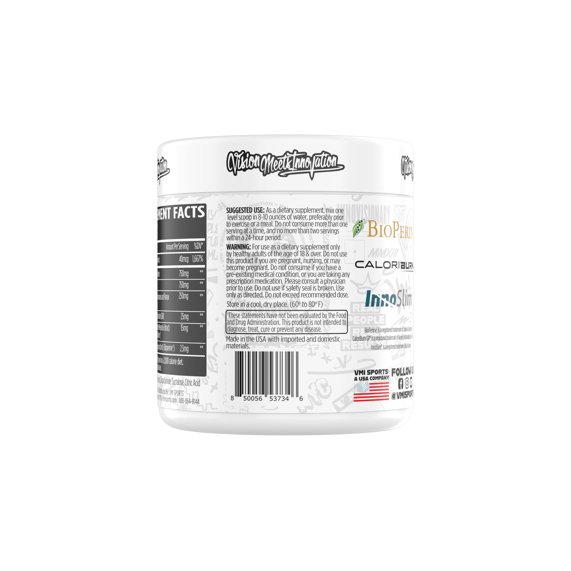 VMI Sports Heat L-Carnitine : verre prêt à boire avant séance, goût plaisant