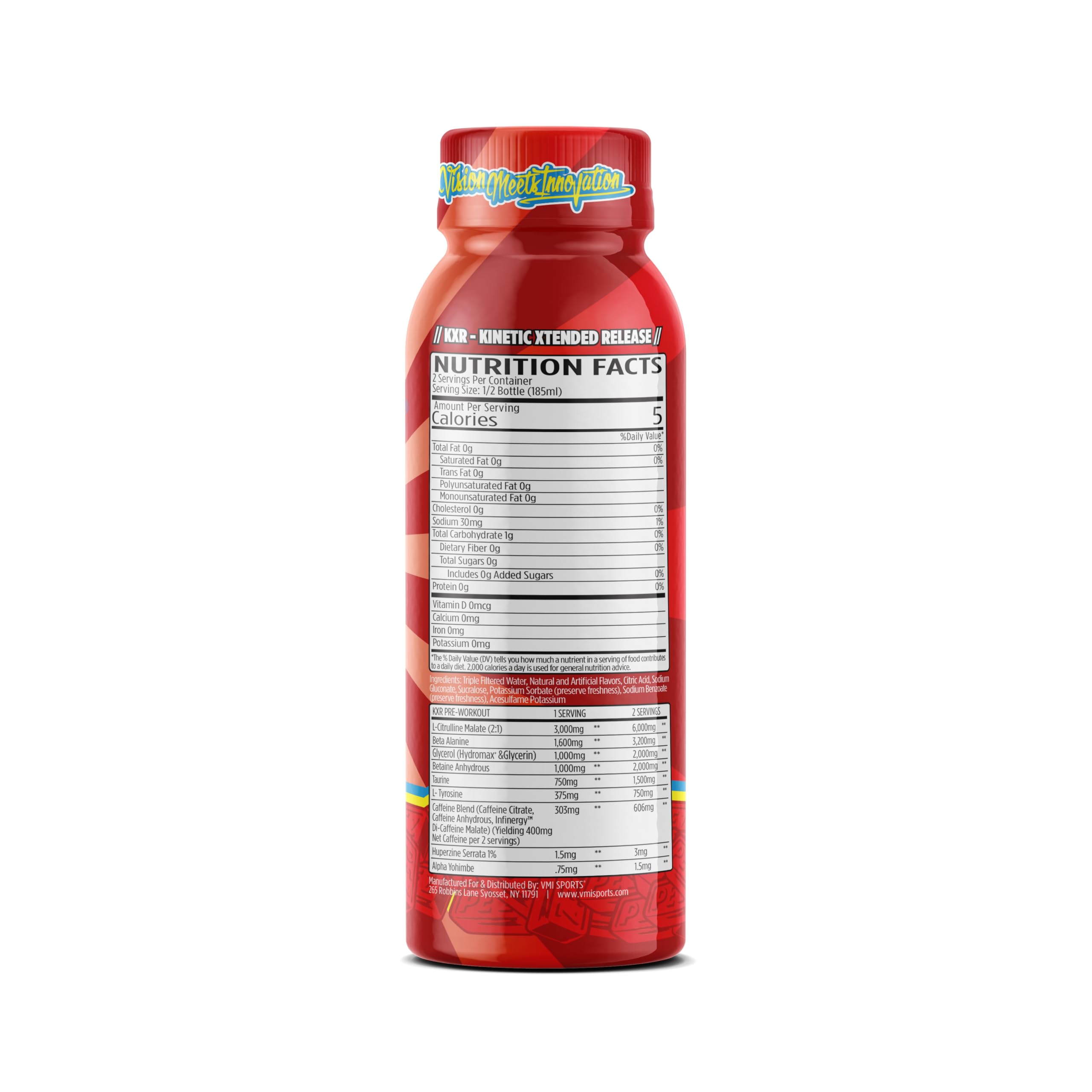Affichage promo KXR met en valeur la praticité et les saveurs variées.
