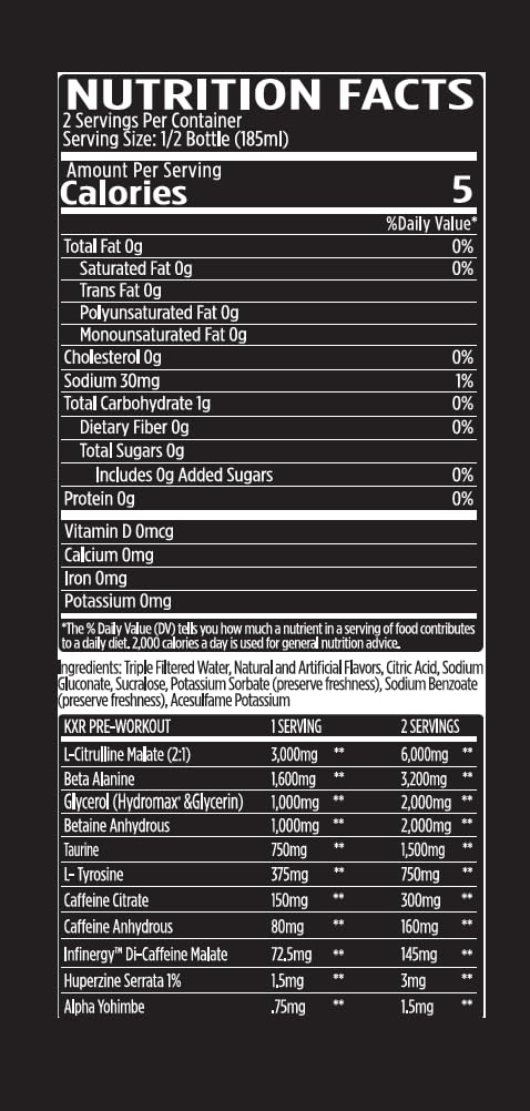 Emballage pratique 12 bouteilles prêt-à-boire VMI Sports KXR.