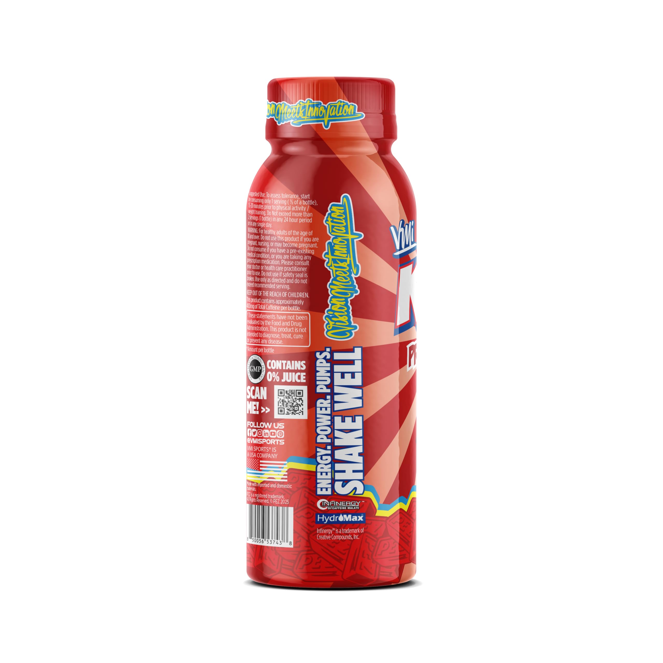 Flacon Gummy Bear KXR révèle une texture agréable et une concentration accrue pendant l'entraînement.