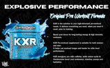 Composition du KXR Pre-Workout avec caféine et ElevATP pour énergie.