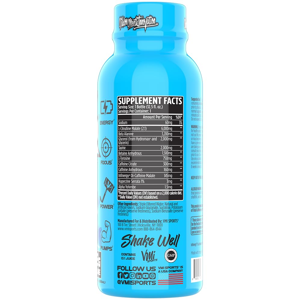 KXR rafraîchissant et énergisant, gout bleu et texture légère.