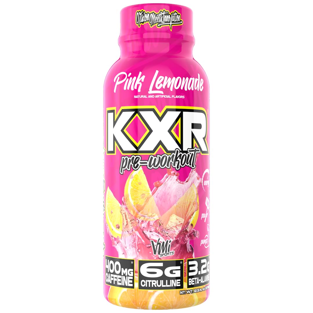 KXR saveur citron-rose, rafraîchissant et énergie rapide.