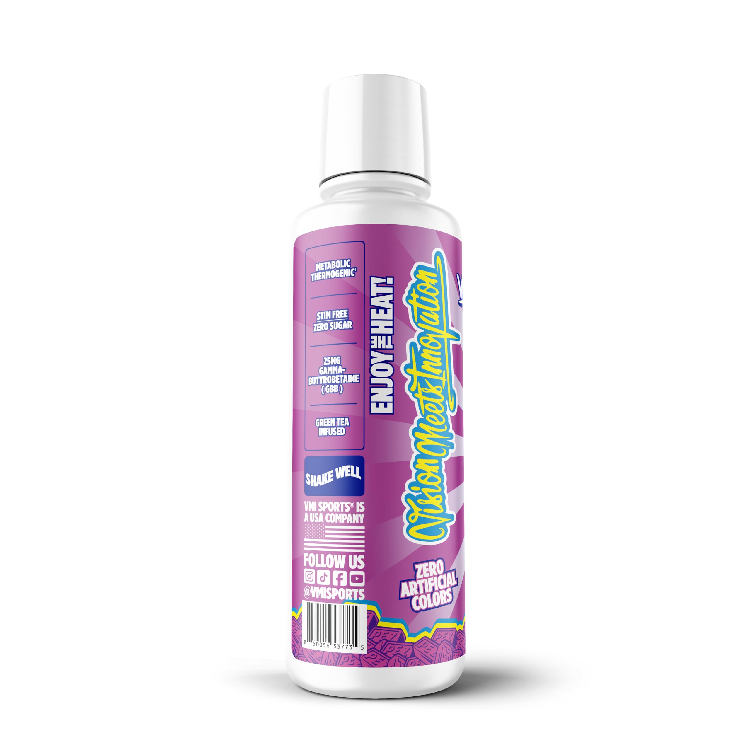 VMI Sports L-Carnitine 1500 Heat – verre prêt à boire, goût raisin agréable.