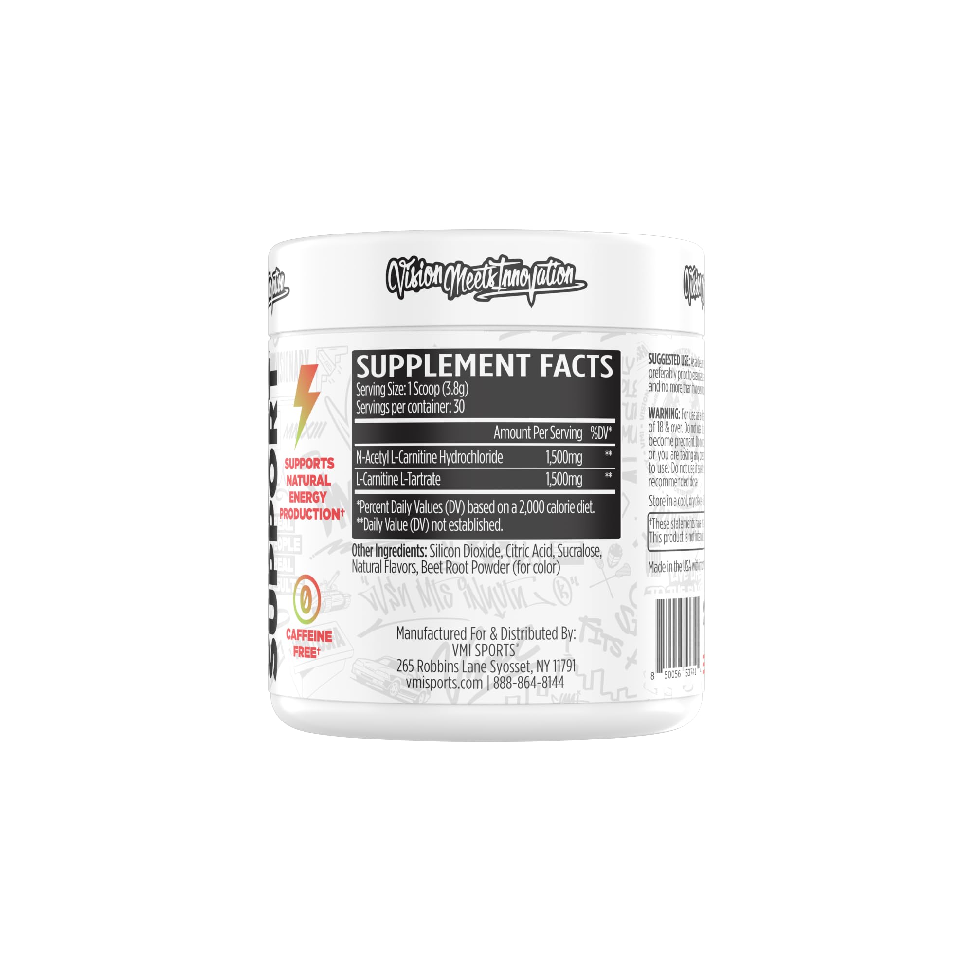 Bouteille VMI Sports L-Carnitine 3000 prête à boire, soutien potentiel à la performance.